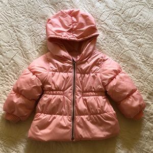 Old Navy Frost Free pink puffer jacket 18-24 months